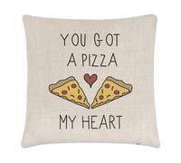 You Got A Pizza My Heart Lino Cuscino Cover - Divertente Valentines Giorno Love
