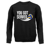 You Got Served - Adulti Felpa/Maglione - Pallavolo Volley Sfera Player Fan Love