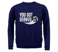 You Got Served - Adulti Felpa/Maglione - Pallavolo Volley Sfera Player Fan Love