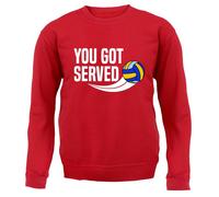 You Got Served - Bambini Felpa/Maglione - Pallavolo Volley Sfera Player Fan Love