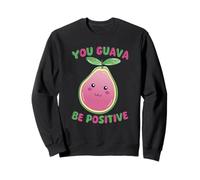 You Guava Be Positive Carino Kawaii Fruit Pun Felpa