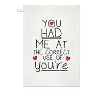 You Had Me Al Adatte Uso Di Sei Strofinaccio Piatto Panno Insegnante Grammatica