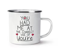 You Had Me Al Adatte Uso Di You'Re Smalto Tazza Insegnante Grammatica Love