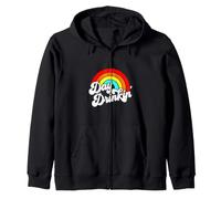 You Had Me At Day a Bere Retro Beach Summer Rainbow Fun Felpa con Cappuccio