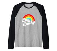 You Had Me At Day a Bere Retro Beach Summer Rainbow Fun Maglia con Maniche Raglan