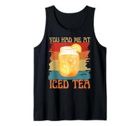 You Had Me At Iced Tea Divertente Retro Vintage Tea Lovers Canotta