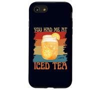 You Had Me At Iced Tea Divertente Retro Vintage Tea Lovers Custodia per iPhone SE (2020) / 7/8