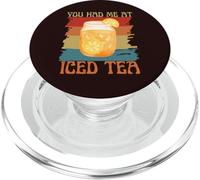You Had Me At Iced Tea Divertente Retro Vintage Tea Lovers PopSockets PopGrip per MagSafe