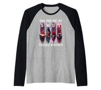 You Had Me At Trigger Warning Dark Romance Merch Smutty Book Maglia con Maniche Raglan