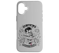 You Had Me At Trigger Warning Dark Romance Pink Bookish Custodia per iPhone 16 Plus