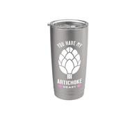 You Have My Carciofo Heart Vegetable Lover Bicchiere termico in acciaio inox doppia parete