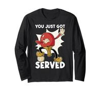 You Just Got Served | Funny Table Tennis Maglia a Manica