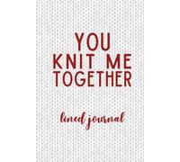 You Knit Me Together Journal: Lined Notebook for Christian Women with Daily Bible Verses