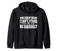 You Know What I Can't Stand No Seriously Amputato - Felpa con Cappuccio
