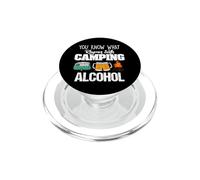 You Know What Rhymes With Camping Alcohol Lover PopSockets PopGrip per MagSafe