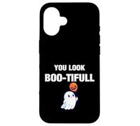 You Look Boo-tiful Halloween Illustration Graphic Designs Custodia per iPhone 16