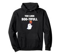 You Look Boo-tiful Halloween Illustration Graphic Designs Felpa con Cappuccio