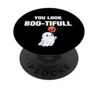You Look Boo-tiful Halloween Illustration Graphic Designs PopSockets PopGrip Adesivo