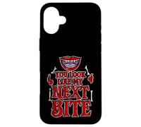You Look Like My Next Bite Vampire Flirt Party Custodia per iPhone 16 Plus