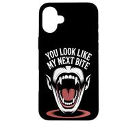 You Look Like My Next Bite Vampire Flirt Party - Custodia per iPhone 16 Plus