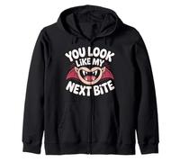 You Look Like My Next Bite Vampire Flirt Party |- Felpa con Cappuccio