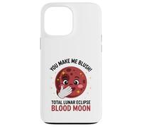 You Make Me Blush Eclissi Lunare Totale Sangue Luna Terra Sole Custodia per iPhone 13 Pro Max
