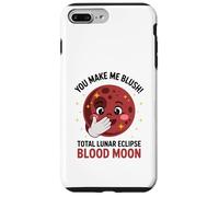 You Make Me Blush Eclissi Lunare Totale Sangue Luna Terra Sole Custodia per iPhone 7 Plus/8 Plus