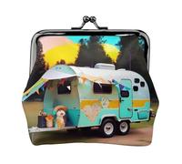 You Make Me Happy - Portafogli da donna, portamonete da donna, piccolo portafoglio da donna, adatto per le donne, elegante e personalizzato, nero, taglia unica, Art Deco, Nero , Taglia unica, Art Deco