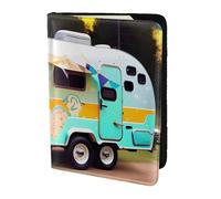 You Make Me - Porta passaporto con stampa di camper, accessori da viaggio, carte e passaporto, antifurto, dimensioni adatte a tutti i passaporti standard