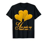 You Make My Heart Soar Testo Giallo E Motivi Maglietta
