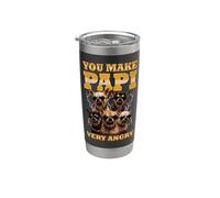 You Make Papi Molto Arrabbiato Divertente Chihuahua Meme Bootleg Bicchiere termico in acciaio inox doppia parete