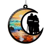You & Me Together Forever, coppia di acchiappasole personalizzati da appendere alla finestra, regalo di compleanno di anniversario per moglie, marito, inaugurazione della casa, regali di nozze per