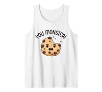 You Monster! Cookie Eater Carino Kawaii Biscotti Love Dolci Canotta