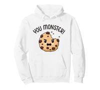 You Monster! Cookie Eater Carino Kawaii Biscotti Love Dolci Felpa con Cappuccio