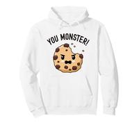 You Monster! Cookie Eater Carino Kawaii Biscotti Love Dolci Felpa con Cappuccio