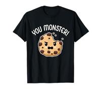 You Monster! Cookie Eater Carino Kawaii Biscotti Love Dolci Maglietta