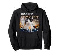 You Only Know My Swag Lore Divertente Stupido Meme Cat Felpa con Cappuccio