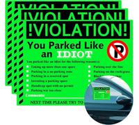 You Parked Like an Idiot Business Sticker 19,1 x 14 cm Multi Reasons Violation Bad Parking Notes Etichette divertenti per scherzi esilaranti, regalo bavaglio, calza Stuffer 50 pezzi (verde)