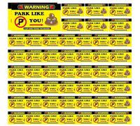You Parked Like an Idiot Cards - Biglietti di parcheggio falsi biglietti per parcheggio, 50 biglietti aziendali, brutte note, scherzi divertenti, calze divertenti