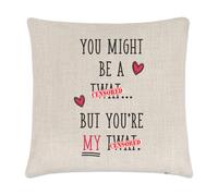 You Potresti Essere Un Tw T Lino Cuscino Cover - Divertente Grezzo Valentines