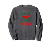 You’re One in a Melon Juicy Pun Design Ripe with Personality Felpa