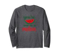 You’re One in a Melon Juicy Pun Design Ripe with Personality Maglia a Manica