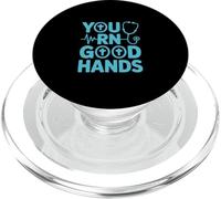 You RN Good Hands - Stetoscopio divertente per allattamento PopSockets PopGrip per MagSafe