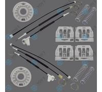 YOU.S Alzavetro Cavo - SET - Anteriore Sinistro + Destro Per SKODA OCTAVIA I 1U