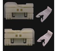 YOU.S Kit Di Riparazione Finestrini Gleitstück + Clip HL & HR Per Renault
