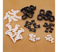 You.S Listelli Laterali Clip Set (80-tlg) per Mercedes-Benz C-Class (W202) (S202