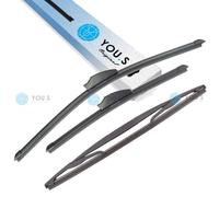 YOU.S Original SCHEIBENWISCHER SET ANTERIORE + POSTERIORE Per HONDA JAZZ II