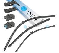 YOU.S Original SCHEIBENWISCHER SET Anteriore + Posteriore Per VOLVO C30 (533)