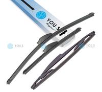 YOU.S Original SCHEIBENWISCHER SET FRONT + HECK Per DAIHATSU YRV (M2)