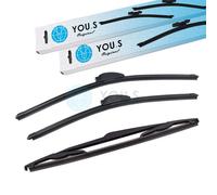 YOU.S Original Set Di Spazzole Anteriori E Posteriori Per BMW X3 (E83) - NUOVO